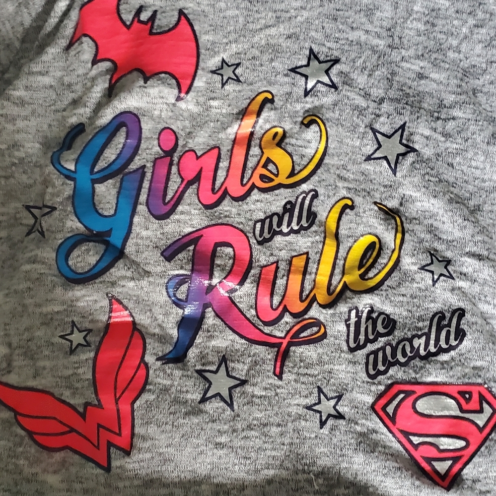Girls superhero shirt/hoodie size 14/16